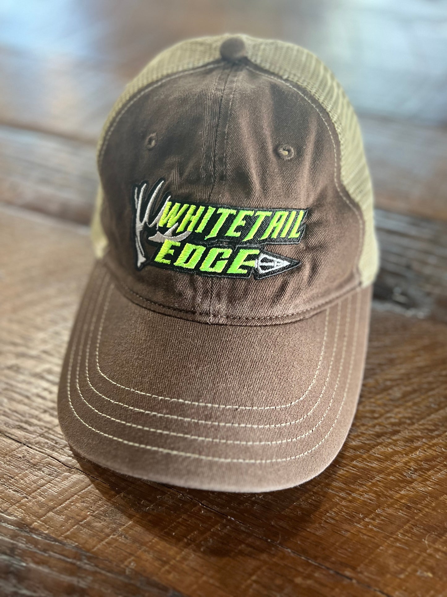 Soft Front SnapBack Cap with Lime Green Logo