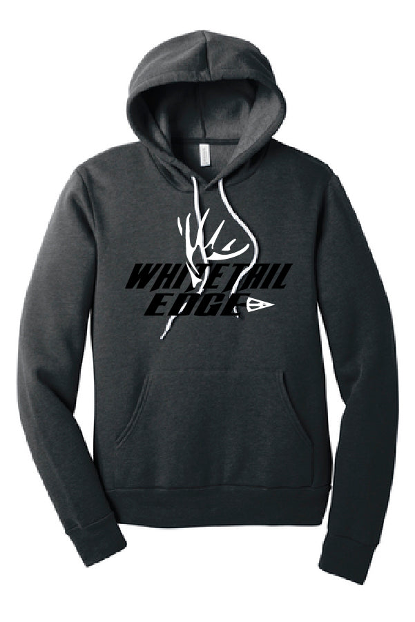 WHITETAIL EDGE LARGE LOGO HOODIE - DARK GREY
