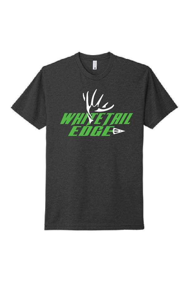 WHITETAIL EDGE LOGO SHORT SLEEVE TEE - DARK GREY