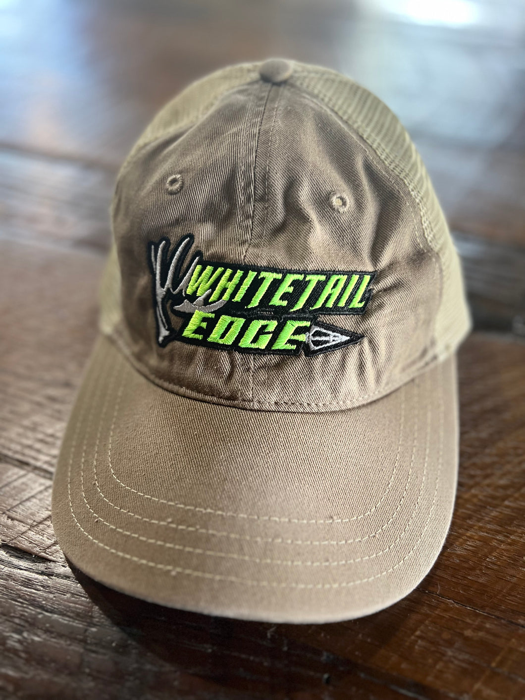 Soft Front SnapBack Cap with Lime Green Logo