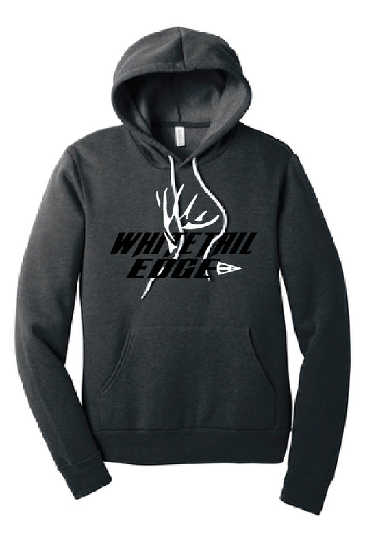 WHITETAIL EDGE LARGE LOGO HOODIE - DARK GREY