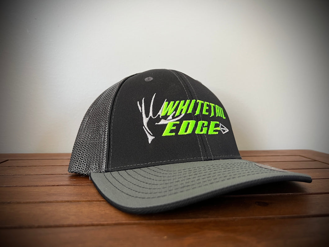 Fitted black and grey logo