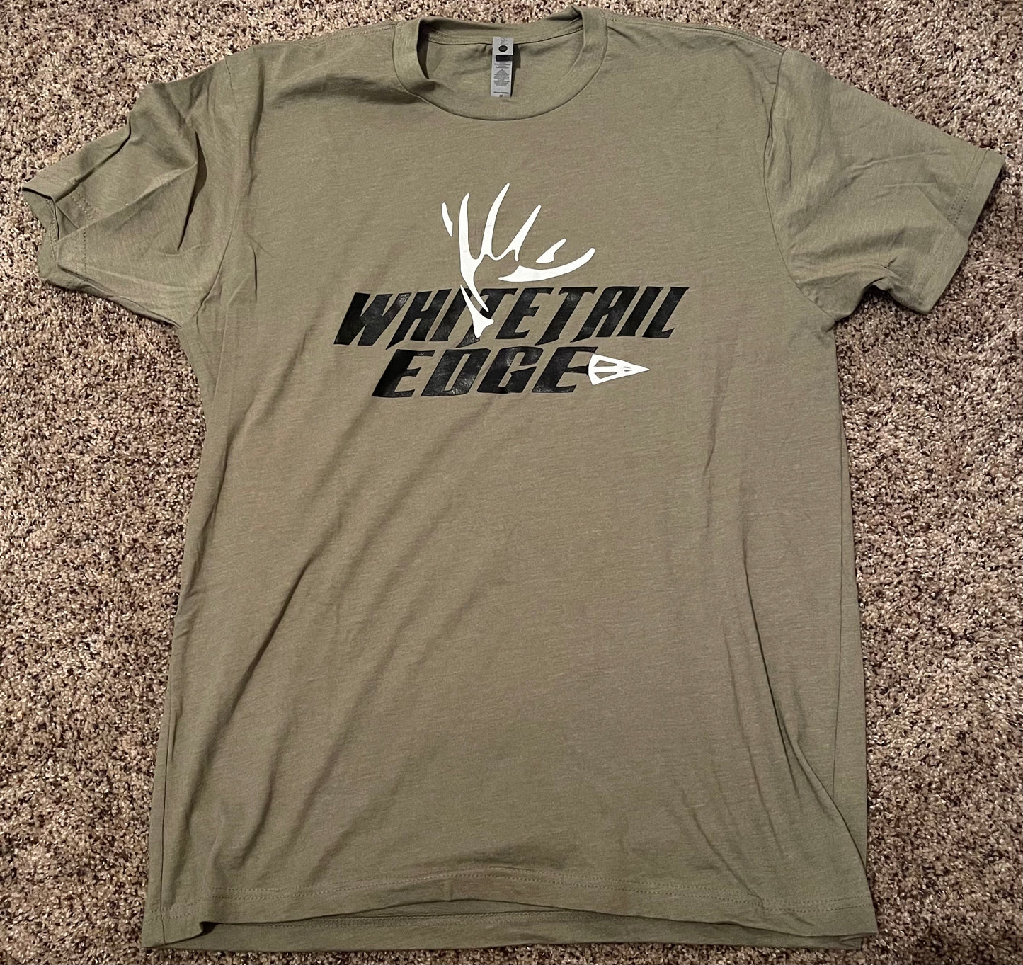 WHITETAIL EDGE LOGO SHORT SLEEVE TEE - OLIVE GREEN