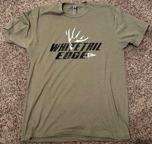 WHITETAIL EDGE LOGO SHORT SLEEVE TEE - OLIVE GREEN