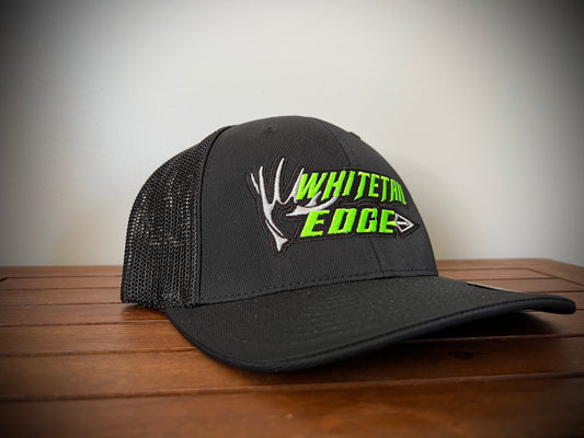 Fitted black on black logo